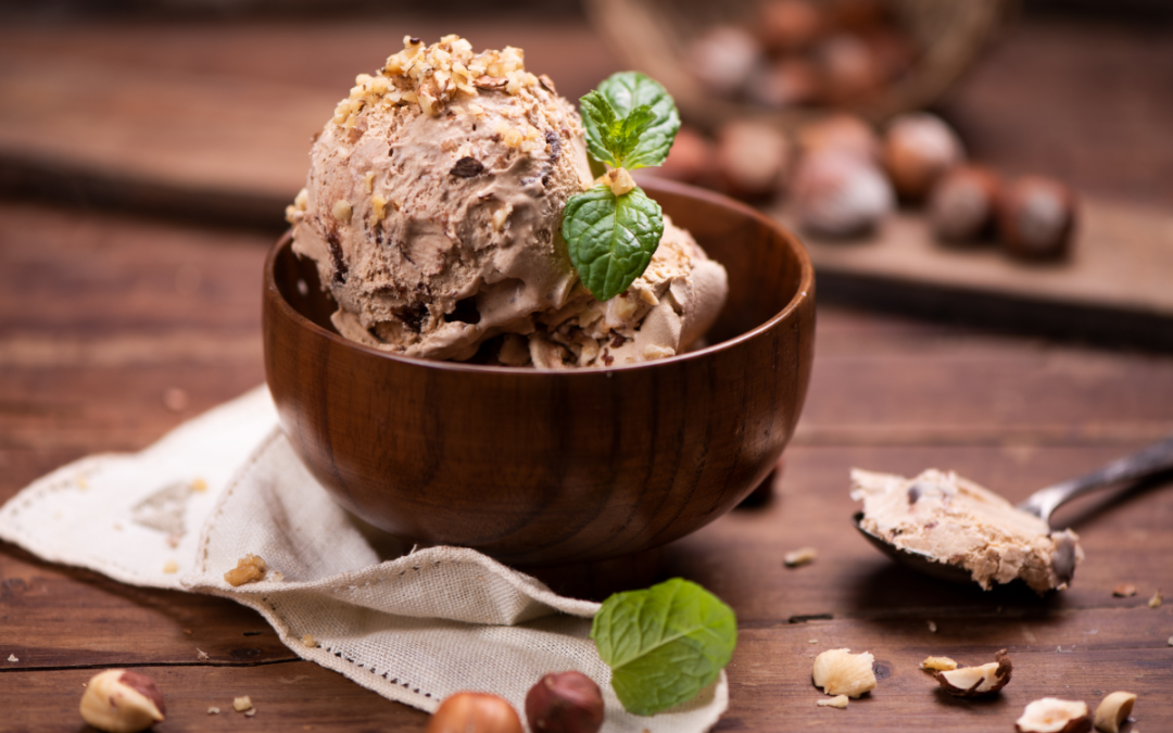 Chocolate Hazelnut Banana “Ice Cream”
