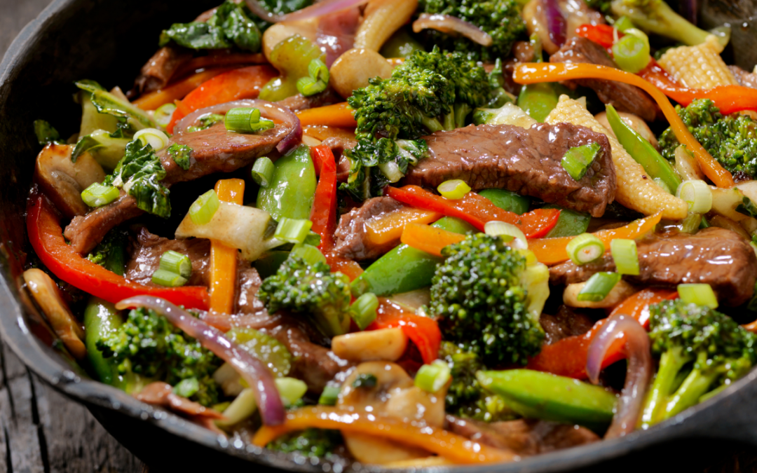 Stir-fry with Sprouted Mung Beans