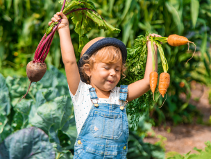 Raising Healthy Happy Eaters: Gardening to Gathering